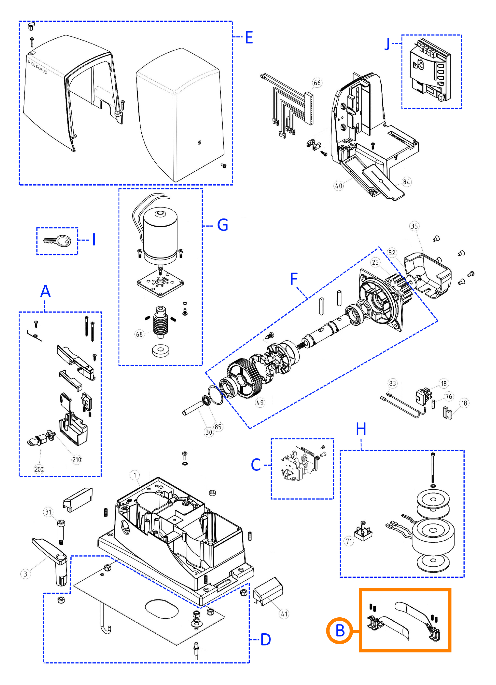 Nice SPGAP10600 – ROBUS